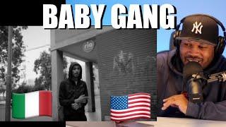 AMERICAN  REACTS TO  Baby Gang - Seconda Generazione Official Video