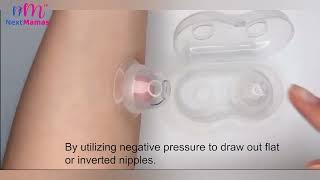 Nipple Puller For Breastfeeding  Nipple Corrector for Inverted and Flat Nipples.