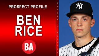 Prospect Profile Ben Rice Yankees 1B  C