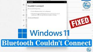  Couldnt Connect Error On Windows 11  Bluetooth On Off Button Missing Windows 11