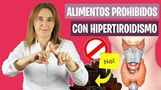 ALIMENTOS PROHIBIDOS con HIPERTIROIDISMO  No tomar esto con hipertiroidismo  Nutrición y Dietética