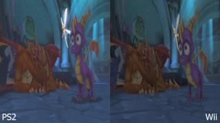 The Legend of Spyro The Eternal Night Opening Graphics Comparison PS2 vs Wii