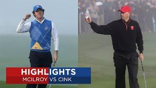 Rory McIlroy vs Stewart Cink  Extended Highlights  2010 Ryder Cup