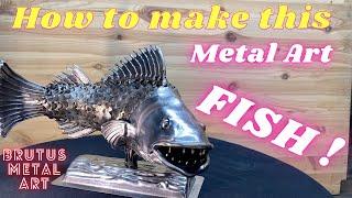 How to make this Metal Art Fish.