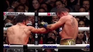 Canelos beautiful 5th round knockdown over John Ryder 