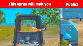 This spray will make you Feel Satisfied  Pubg lite Gameplay By - Gamo Boy