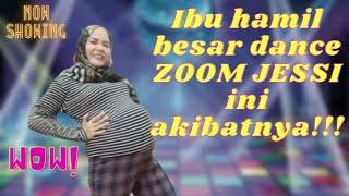 Ibu hamil besar joget-joget langsung kontraksi   Ibu hamil dance ZOOM JESSI  Ibu hamil melahirkan