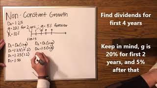 Stock Valuation Non constant Growth