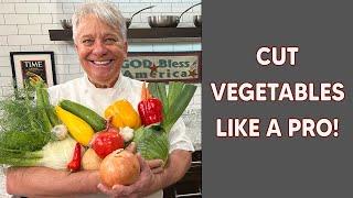 How To Cut The Most Common Vegetables  Chef Jean-Pierre