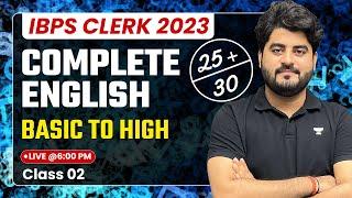 IBPS Clerk 2023  English by Vishal Parihar  Basic to High Complete Batch  Day-02