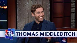 Thomas Middleditch Does A Great Impression Of His English Dad