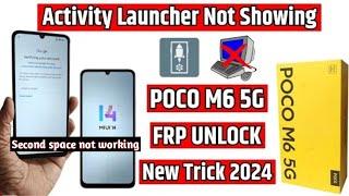 Poco m6 5G Frp bypass without pc Second space not workingRedmi 13 Frp bypass poco m6 pro Frp bypass