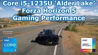 Intel Core i5-1235U - Forza Horizon 5 Gaming Performance