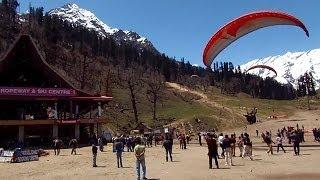 Adventure sports in the Himalayas at Solang Valley Manali India