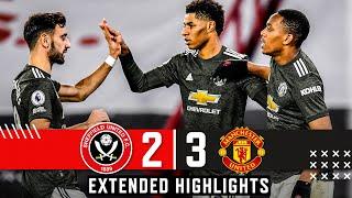 Sheffield United 2-3 Manchester United  Extended Premier League highlights  Rashford wins it
