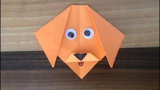 KOLAY ORİGAMİ- Köpek nasıl yapılır?1sınıf - 2.sınıf - 3.sınıf etkinlik #kağıtköpek #origami #köpek