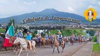 Cabalgata de Tangancícuaro en honor a la Virgen de la Asunción hasta Ruiz Cortinez Zamora Aventurero