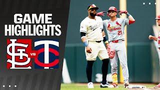 Cardinals vs. Twins Game Highlights 82524  MLB Highlights