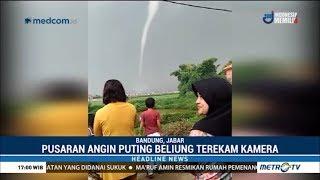 Warga Heboh Puting Beliung Terjang Rancaekek Bandung