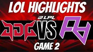 JDG VS RA Week 7 Day 4  LPL Summer Split 2023 - Highlights - GAME 2