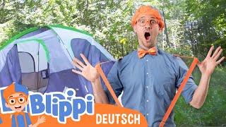 Blippi geht campen  Blippi Deutsch  Abenteuer und Videos für Kinder