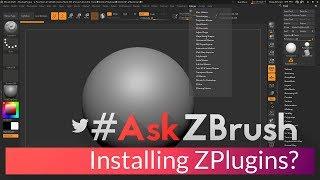 #AskZBrush “How can I install a ZPlugin I downloaded from the Resource Center?”