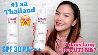 SNAIL WHITE BODY BOOSTER LOTION  WITH SPF 30 REVIEW