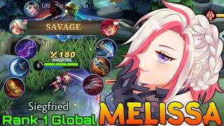 Melissa SAVAGE - Top 1 Global Melissa by Siegfried - Mobile Legends