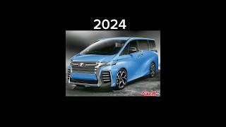 Toyota Alphard 2002-2024 #evolution #toyota #alphard #minibus #van