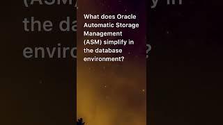 Oracle ASM simplifiesStorageAvailabilityPerformance #OracleASM #database #simplification