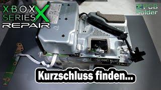 XBOX Series X Repair  Kurzschluss finden und beheben  PCB Solder Berlin