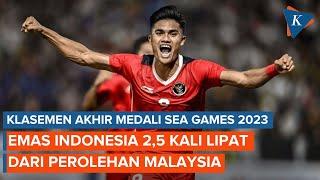 Klasemen Akhir Medali SEA Games 2023 Tim Merah Putih Posisi 3 Emas Indonesia 25 Kali Lipat dari M