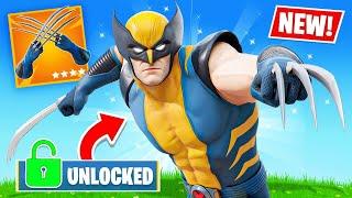 Unlocking *WOLVERINE* in FORTNITE