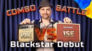 Battle Blackstar debut 10e VS  Blackstar debut 15e. Який гітарний комбік для початківців краще?