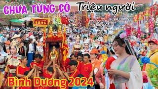 LỚN CHƯA TỪNG CÓ Đại Lễ Rước Cộ Bà Thiên Hậu TP MỚI BÌNH DƯƠNG 2024