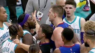 Montrezl Harrell ejected after heated exchange with Nikola Jokic Aaron Gordon  NBA on ESPN