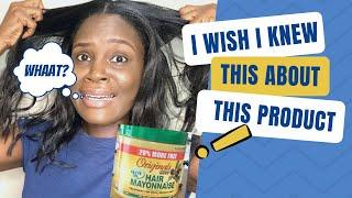 Should you use the originals hair mayonnaise?  Wash day experience