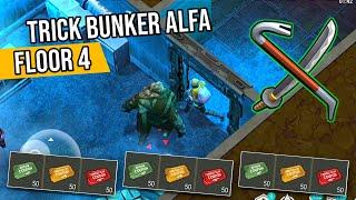 The Best Way to Get Through FLOOR 4 IN BUNKER ALFA  Last Day On Earth Survival