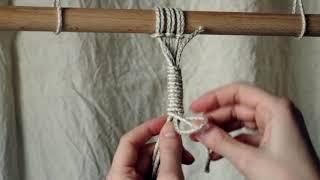 Gathering Knot - Macrame Tutorial by KNOT it Yourself. Узел ловушка.