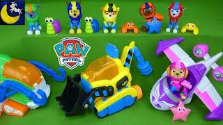 Unboxing Lots of Paw Patrol Toys New Transforming Sea Patrol Vehicles with Growing Little Ones