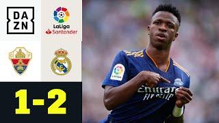 Vinicius Junior wichtig und richtig Elche - Real Madrid 12  LaLiga  DAZN Highlights