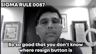 Vishy Dont Know Where the RESIGN Button is