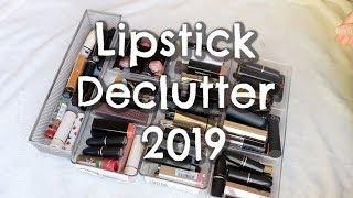 Lipstick Declutter 2019