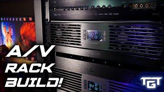 2021 AV Rack Build & Tour  Emotiva AC Infinity Integra Sony Audioblast StarTech Rack