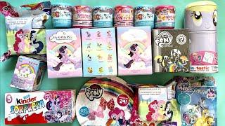 My Little Pony Toys Collection Unboxing Review  MLP ASMR So Satisfying no talking