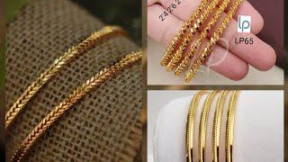 latest daily wear gold bangles design#gold bangles design 2021 new #design #simple #most