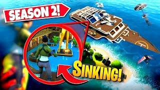 *NEW* SINKING SEASON 2 YACHT USING *SECRET* EXPLOIT IN FORTNITE EASTER EGG