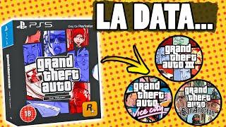 LA DATA di GTA TRILOGY️REMASTERED di GTA 3 Vice City e San Andreas