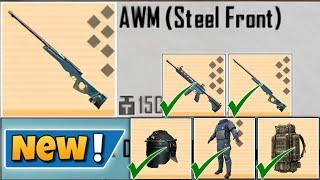 LEGENDARY STEEL FRONT LOADOUT  ARCTIC BASE  PUBG METRO ROYALE