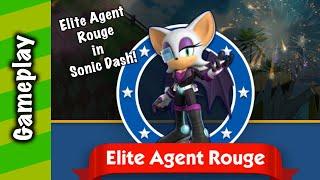 Sonic Dash - Elite Agent Rouge Gameplay